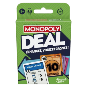 jeu de société Monopoly Deal boîte