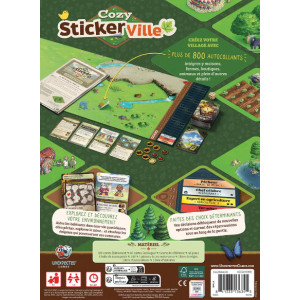 Cozy Sticker Ville dos boite