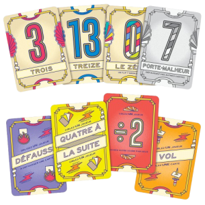 Flip 7 Vengeance cartes du jeu