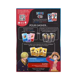 jeu de société Traîtres à Bord One Piece dos boîte