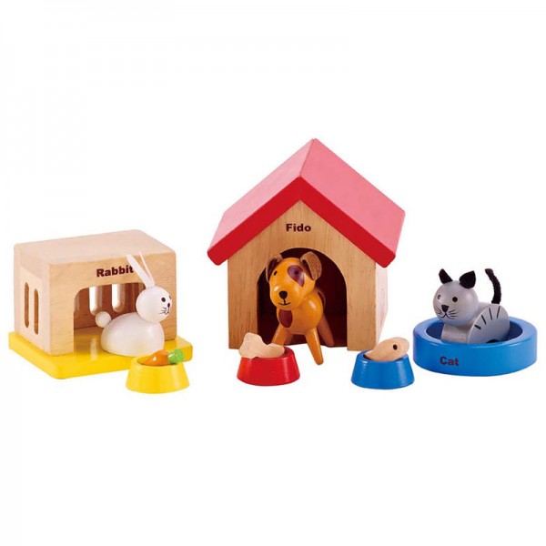 Poupée en bois - Famille afro-américaine - Hape - Hape Toys