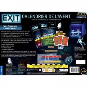 calendrier de l’Avent EXIT La Course intergalactique dos boîte