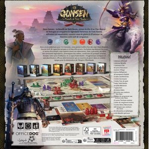 jeu de société Gunsen La Bataille de Toshi Ranbo dos boîte