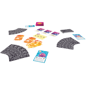 Partie en cours Melodies de Next Move Games, jeu de cartes coopératif musical pour 2 à 5 joueurs dès 10 ans