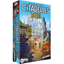 Boîte de Citadelles Duel, jeu de stratégie et de construction de cité pour deux joueurs boite