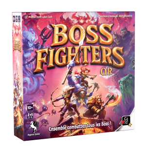 Boîte de Boss Fighters QR, jeu de cartes coopératif avec application pour 2 à 4 joueurs dès 10 ans