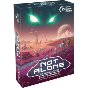 Boîte de Not Alone Édition remasterisée, jeu de bluff et de survie sur la planète Artémia pour 2 à 7 joueurs