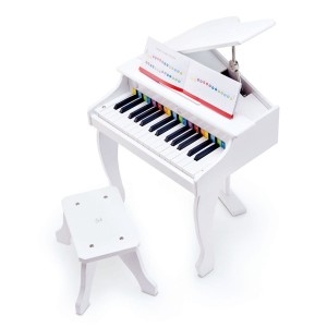 Grand piano à queue blanc électronique Grand piano à queue blanc électronique