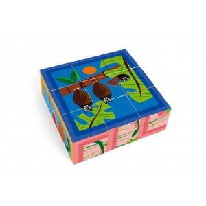 Puzzle de la jungle en 9 blocs Puzzle de la jungle en 9 blocs