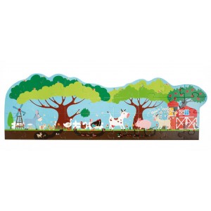 Puzzle de sol de la ferme Puzzle de sol de la ferme