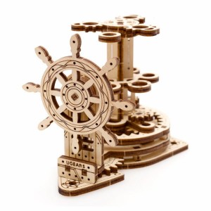 Porte Stylo Gouvernail Ugears - Maquette en bois animée Porte Stylo Gouvernail Ugears - Maquette en bois animée