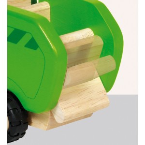 Le camion poubelle en bois Le camion poubelle en bois