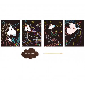 Licornes Magiques - Scratch Art Licornes Magiques - Scratch Art