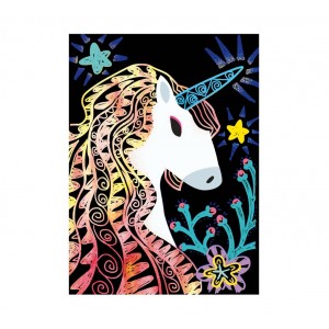 Licornes Magiques - Scratch Art Licornes Magiques - Scratch Art
