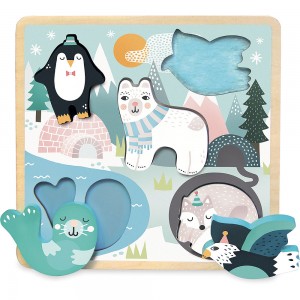 puzzle tactile banquise M.Carlslund