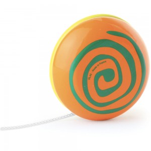 yoyo spirale bicolores orange