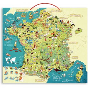 Cartes des merveilles de France magnétiq