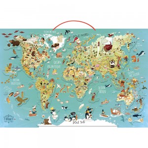 Cartes magnétique du monde fantastique