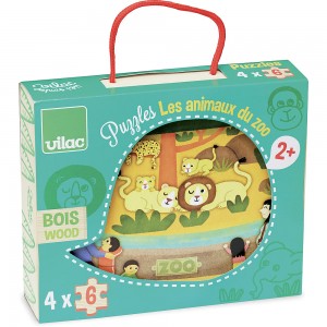 Puzzles les animaux au zoo Puzzles les animaux au zoo