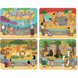 Puzzles les animaux au zoo Puzzles les animaux au zoo