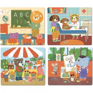 Puzzles évolutifs les métiers