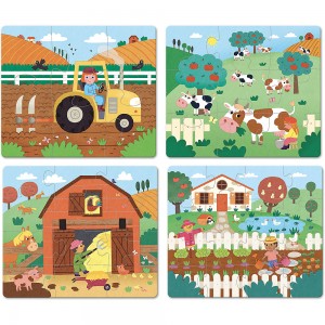 Puzzles évolutif la ferme