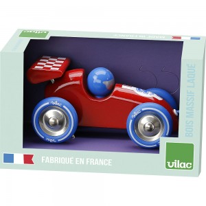 Voiture de course à trainer Rouge & B Voiture de course à trainer Rouge & B
