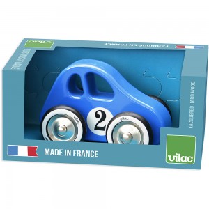Voiture 1er âge bleue Voiture 1er âge bleue