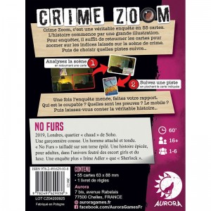 Crime Zoom - No Furs Crime Zoom - No Furs