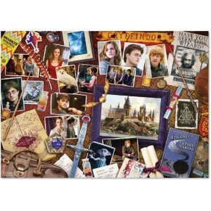 Puzzle 500 pièces - Harry Potter - Hogwart Memories