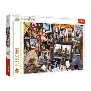 Puzzle 500 pièces - Harry Potter - Hogwart Memories