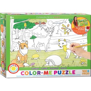 Color me - La Fôret - Puzzle 100 pièces