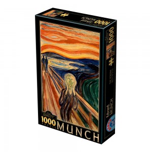 Puzzle 1000 pièces - Edvard Munch - Le Cri - D-TOYS