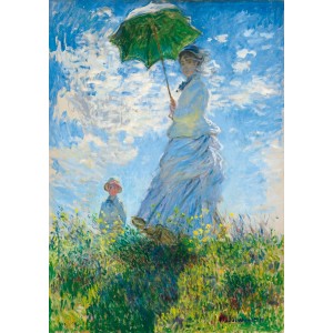 Monet - La femme au parasol - Madame Monet et son fils -  Puzzle 1000 pièces