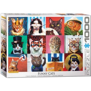 Funny cats - Puzzle 1000 pièces