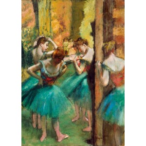 Degas - Danseur rose et vert -  Puzzle 1000 pièces