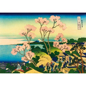Hokusai - Shinagawa on the Tokaido -  Puzzle 1000 pièces
