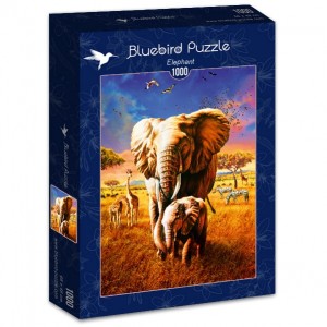 Elephant -  Puzzle 1000 pièces