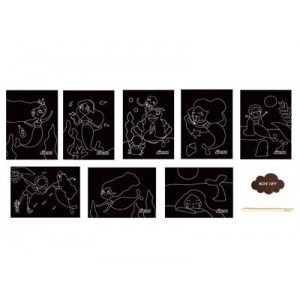 Ma petite sirène - Scratch Art Ma petite sirène - Scratch Art