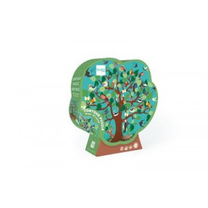 Puzzle contour d'arbre et d'oiseaux Puzzle contour d'arbre et d'oiseaux