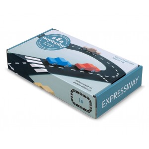 Waytoplay - Circuit modulable 16 pièces - Voie express Waytoplay - Circuit modulable 16 pièces - Voie express