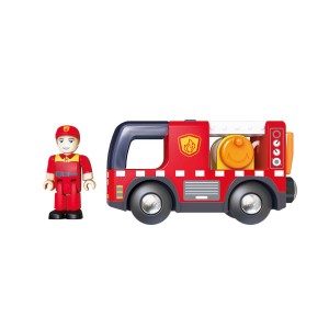 Camion de pompier avec sirène Camion de pompier avec sirène