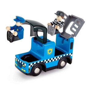 Voiture de police avec sirène Voiture de police avec sirène