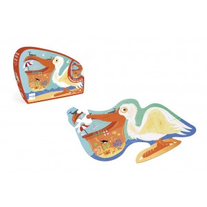 Puzzle contour Pélican Puzzle contour Pélican