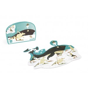 Puzzle contour baleine Puzzle contour baleine