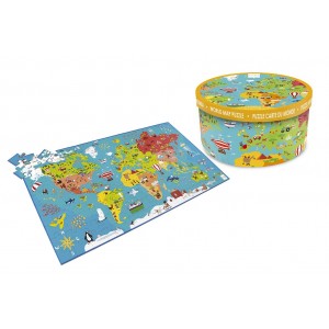 Mon premier puzzle carte du monde