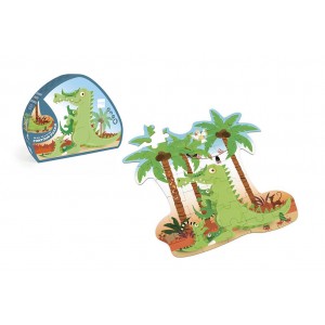 Puzzle contour du crocodile Puzzle contour du crocodile