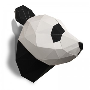 Panda en papier 3d