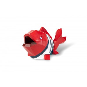Poisson en papier 3D - Marinière
