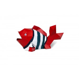 Poisson en papier 3D - Marinière